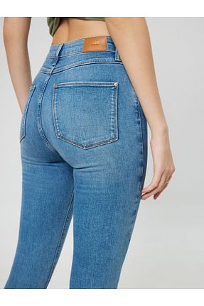 شلوار آبی زنانه پلی استر Loft - کد 673865074