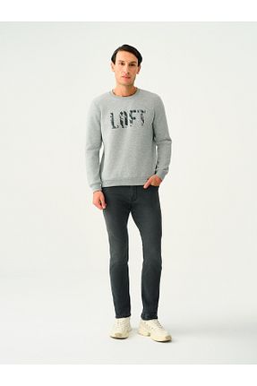 شلوار طوسی مردانه پارچه Loft - کد 454904254