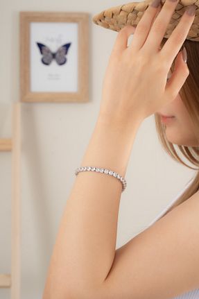 دستبند استیل (فولاد) رنگی زنانه استیل (فولاد) Finesa Jewelry - کد 899073987