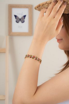 دستبند استیل (فولاد) رنگی زنانه استیل (فولاد) Finesa Jewelry - کد 899073981