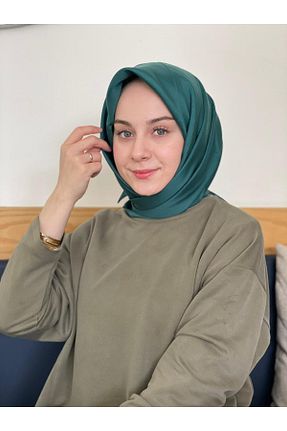 روسری سبز پلی استر Siyane - کد 879211928