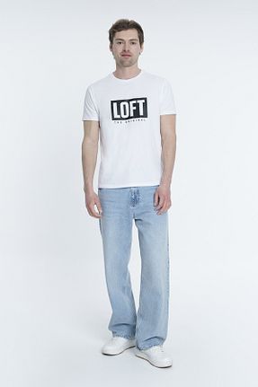 شلوار آبی مردانه بافتنی Loft - کد 736125769