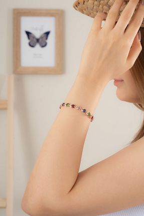 دستبند استیل (فولاد) رنگی زنانه استیل (فولاد) Finesa Jewelry - کد 899074017