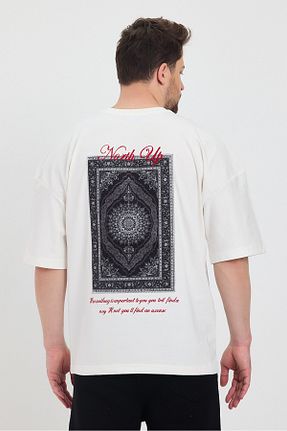 تیشرت نباتی زنانه یقه دوچرخه Old Arges - کد 931309684