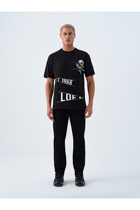 شلوار مشکی مردانه پارچه Loft - کد 760600197