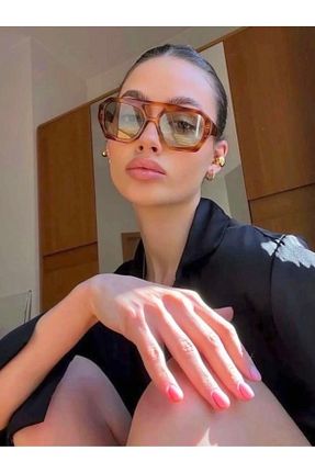 عینک آفتابی قهوه ای زنانه 56 LOOKUP - کد 931321621