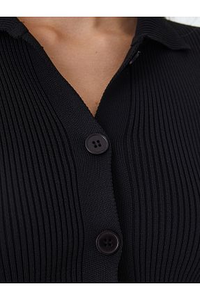 بلوز مشکی زنانه ساده Loft - کد 677062953