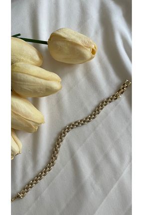 دستبند استیل (فولاد) زرد زنانه استیل (فولاد) ZEYCE - کد 931306404