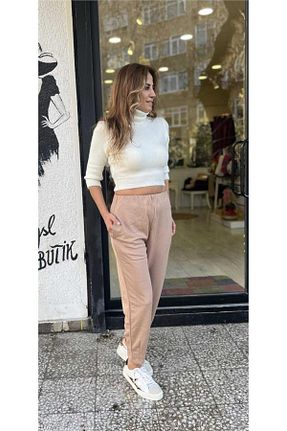 پلیور نباتی زنانه ساده Dilvin - کد 931321347