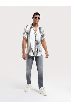 پیراهن سفید مردانه ریلکس فیت Loft - کد 818521496
