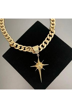 گردنبند استیل ( فولاد ) متالیک زنانه استیل (فولاد) Stor - کد 931327528