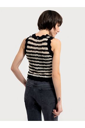 بلوز مشکی زنانه ساده Loft - کد 809187246