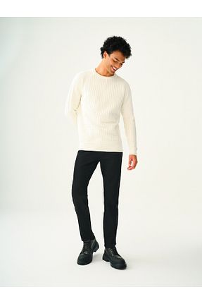 پلیور سفید مردانه ساده Loft - کد 859028265