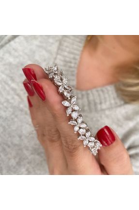 دستبند نقره سفید زنانه 925 عیار simurg jewellery - کد 847465192
