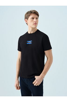 تیشرت مشکی مردانه اسلیم فیت Loft - کد 922270921