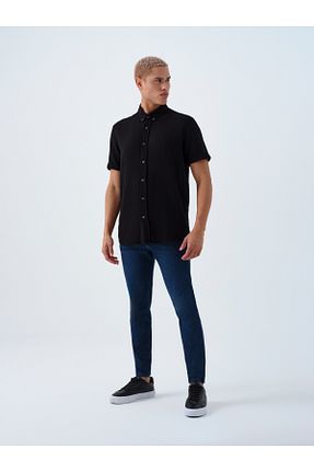 پیراهن مشکی مردانه رگولار Loft - کد 922270584