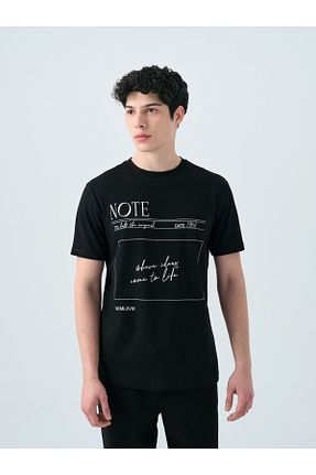 تیشرت مشکی مردانه اسلیم فیت Loft - کد 922271055