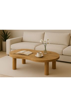 میز جلو مبلی قهوه ای چوب Trihome - کد 929458668