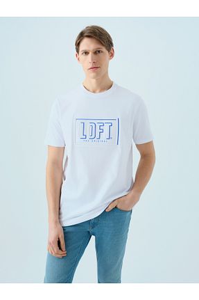 تیشرت سفید مردانه اسلیم فیت Loft - کد 922270588