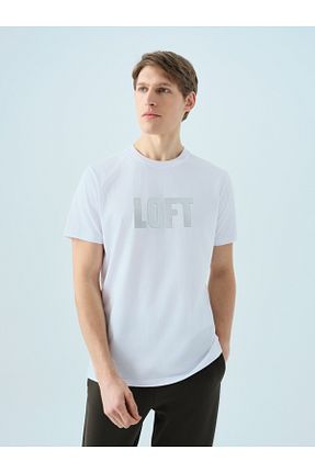 تیشرت سفید مردانه رگولار Loft - کد 922270509