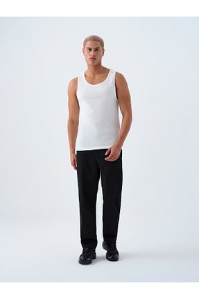 شلوار مشکی مردانه الاستین Loft - کد 922271180