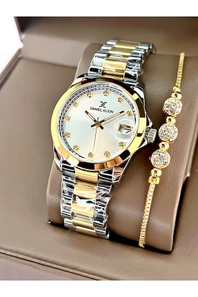 ساعت مچی زرد زنانه 31-35 میلی متر Daniel Klein - کد 802096256