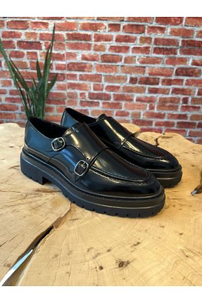 کفش کژوال مشکی مردانه چرم خالص Refredo shoes - کد 931369961