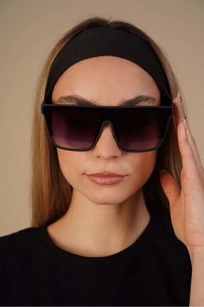 عینک آفتابی مشکی زنانه 61 Stil Noktası - کد 931381266