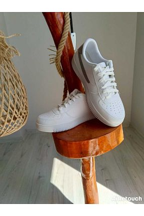 کفش اسنیکر طوسی زنانه بند دار KDY - کد 931378573