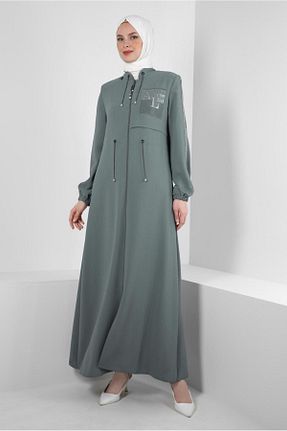 مانتو بلند حجاب آبی زنانه Alvina - کد 803965382
