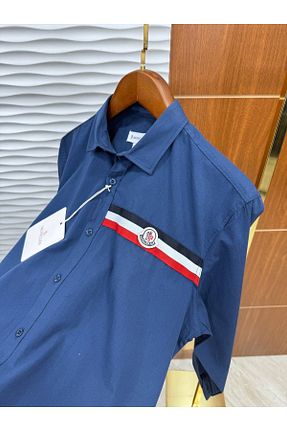 پیراهن سرمه ای مردانه Relaxed Moncler - کد 931399222