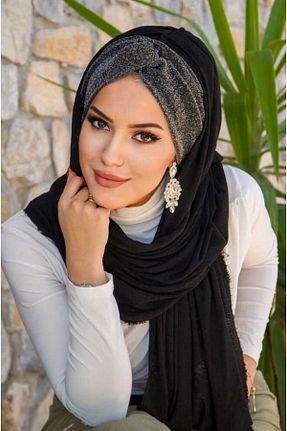 کلاه شنای حجاب مشکی زنانه Aişe Tesettür - کد 743292894