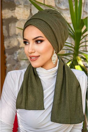 کلاه شنای حجاب خاکی زنانه Aişe Tesettür - کد 844520461