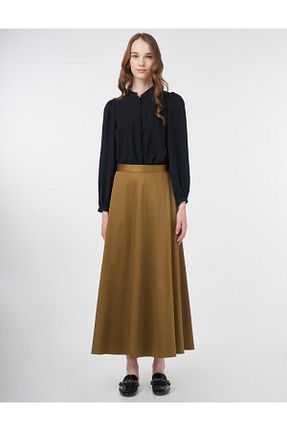 دامن حجاب سبز زنانه رگولار Kayra - کد 931421695