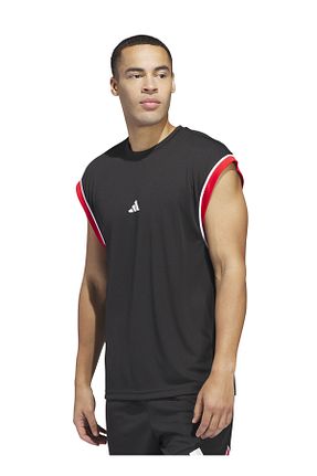 رکابی مشکی مردانه بدون آستین adidas - کد 931422879