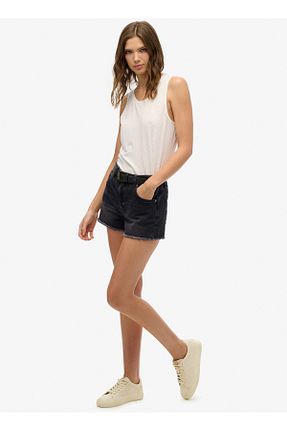 شلوارک و برمودا مشکی زنانه جین SUPERDRY - کد 931424652