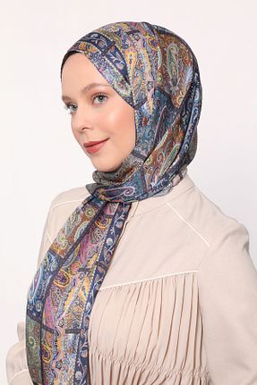 شال سرمه ای زنانه LuvenSara - کد 931431080
