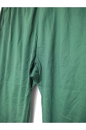 ساق شلواری سایز بزرگ سبز زنانه بافتنی TOKSOY - کد 931438646