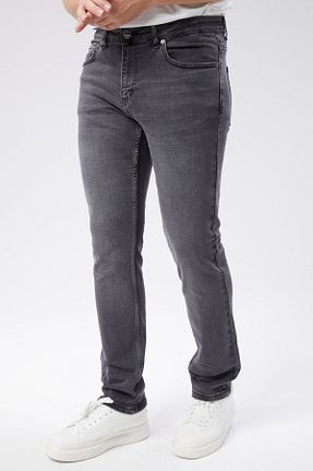 شلوار جین طوسی مردانه رگولار MD MARSHALL DENIM - کد 931440930