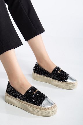 کفش اسنیکر مشکی زنانه بند دار SUİNS SHOES - کد 931441122