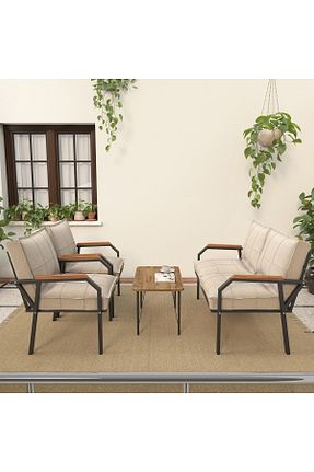 ست باغچه بژ فلزی Mygusi - کد 384823027
