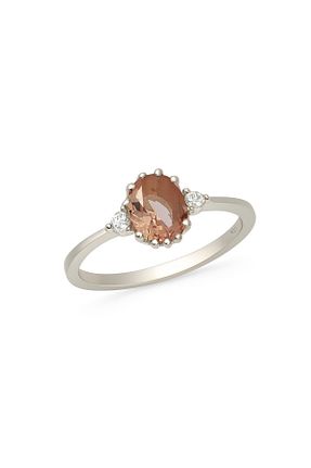انگشتر نقره خاکی زنانه 925 عیار Silveranka - کد 931444017
