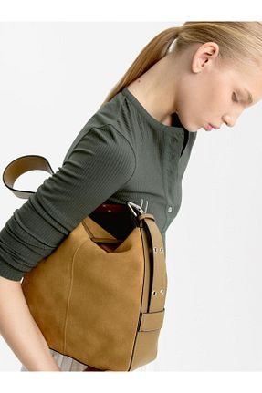 کیف دوشی قهوه ای زنانه PARFOIS - کد 931445465