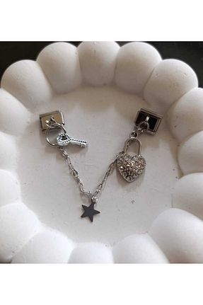 دستبند استیل (فولاد) طوسی زنانه استیل ضد زنگ HKN AVM ACCESSORİES - کد 929079068