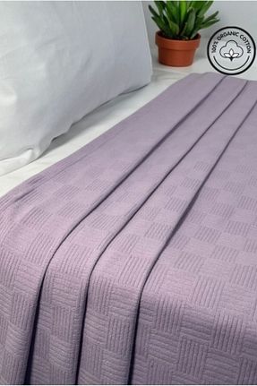 پیکه و ست پیکه دونفره بنفش پنبه ای VESSİNOHOME - کد 898012631