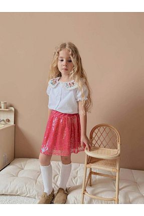 ست بالاتنه و پائین تنه صورتی بچه گانه جین MİNİKO KİDS - کد 931787746