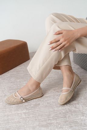 بابت بژ زنانه Moda Değirmeni - کد 931484412