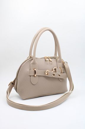 کیف دوشی بژ زنانه چرم مصنوعی LASSO - کد 931485938