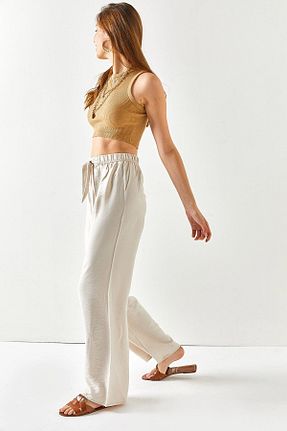 شلوار طوسی زنانه ویسکون Olalook - کد 736355211