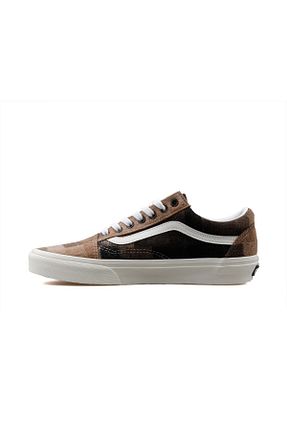 کفش اسنیکر قهوه ای زنانه بند دار Vans - کد 931476534